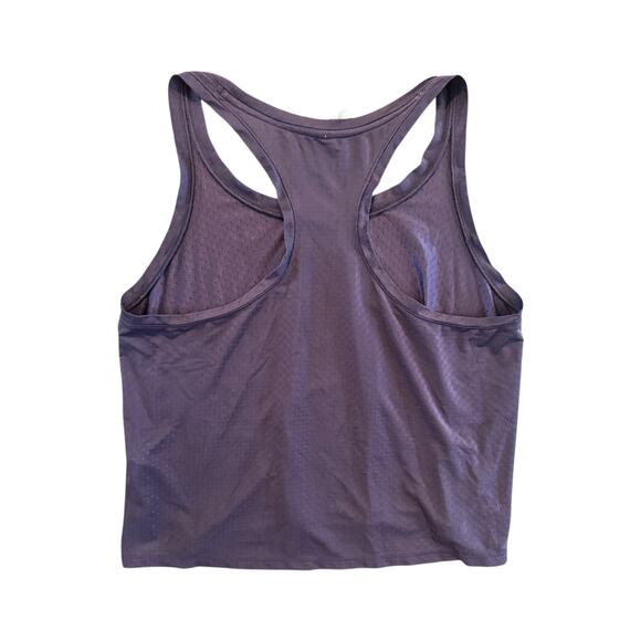 Under Armour HeatGear Racerback Tank Top Women’s Medium Purple Active Gym Wear - Picture 6 of 8